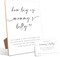 How Big is Mommy's Belly Game, Baby Shower Games, Baby Shower Decorations, Baby Shower Signs, Gender Reveal Decorations, 1 Wooden Play Sign with Stand and 50 Cards Set